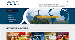 Desktop Screenshot of eoc-international.com