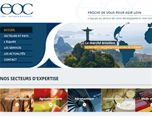 Tablet Screenshot of eoc-international.com